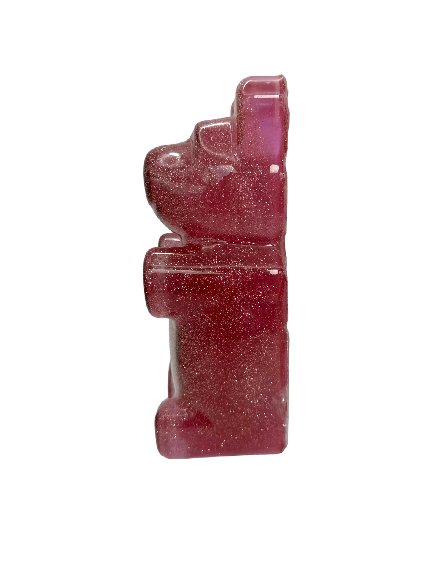 Pink Sparkly Gummy Bear Decor