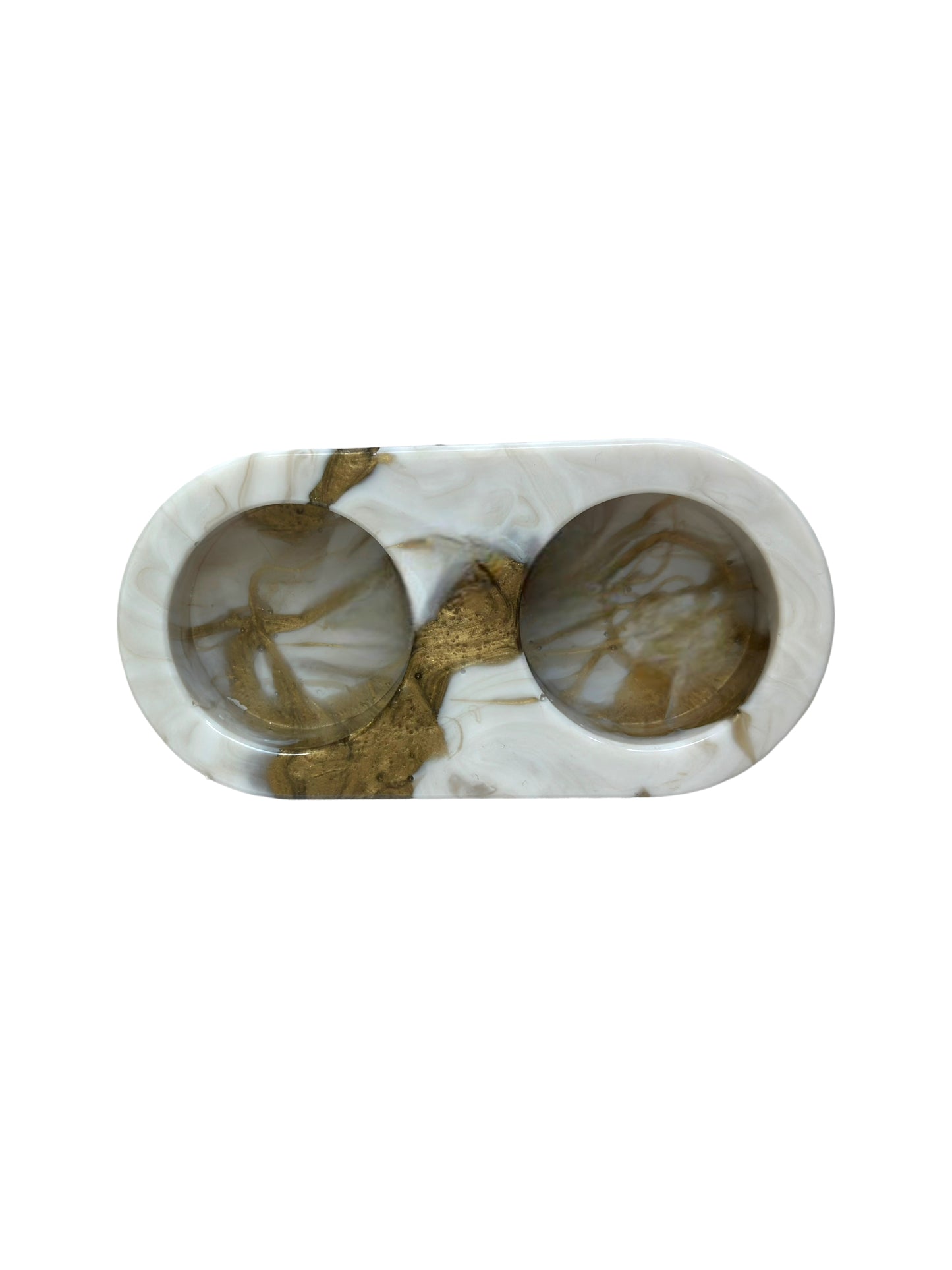 Gold marble Tealight holder