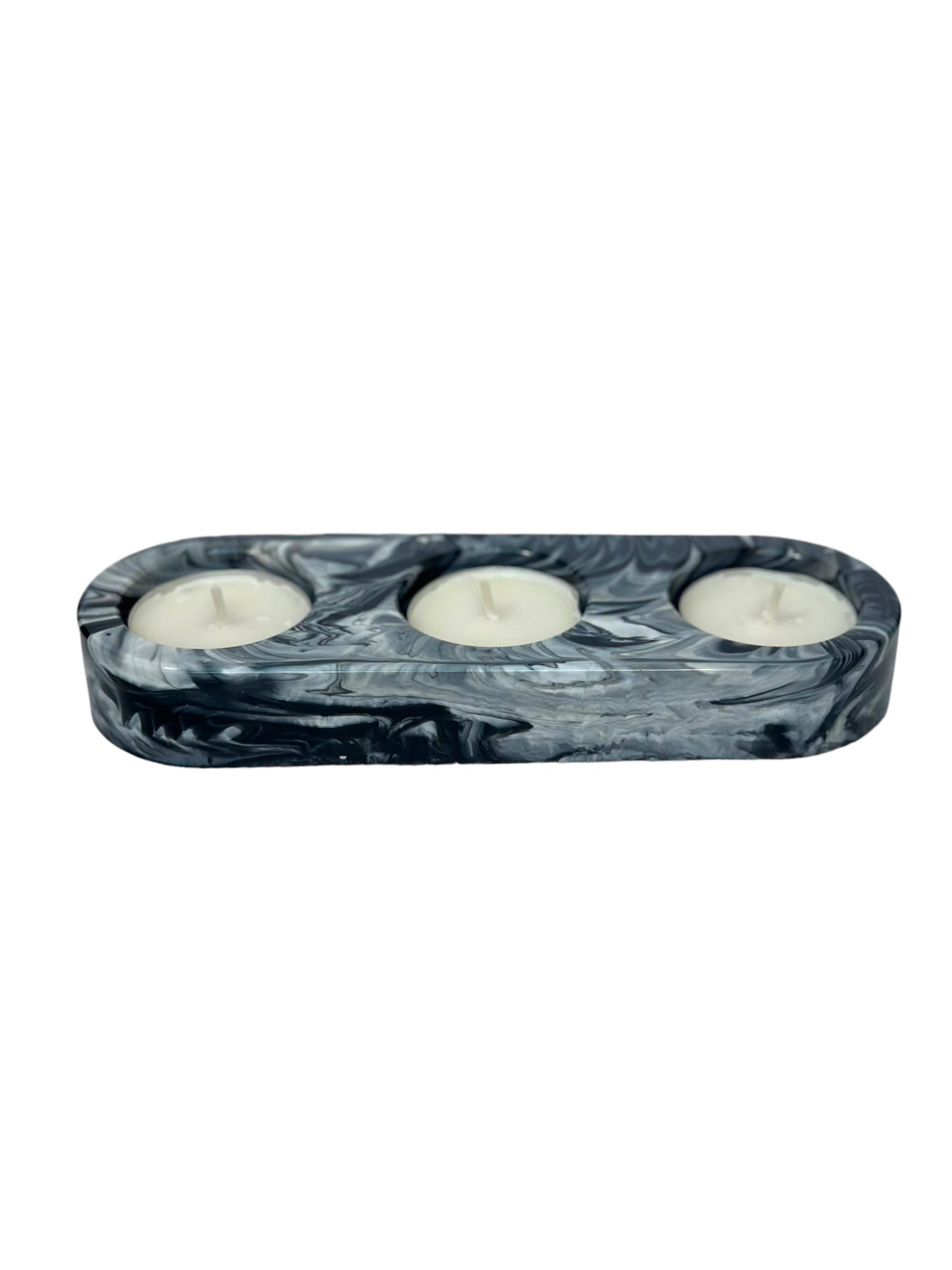 Black marble Tealight holder