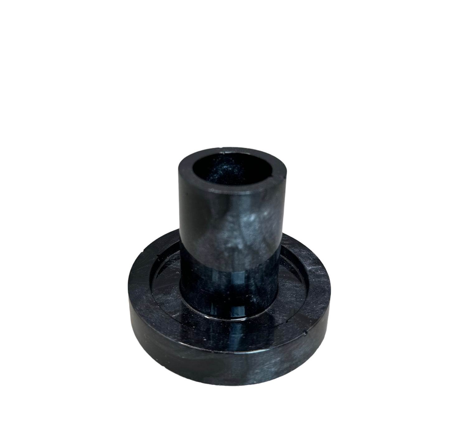 Black marble candlestick holder