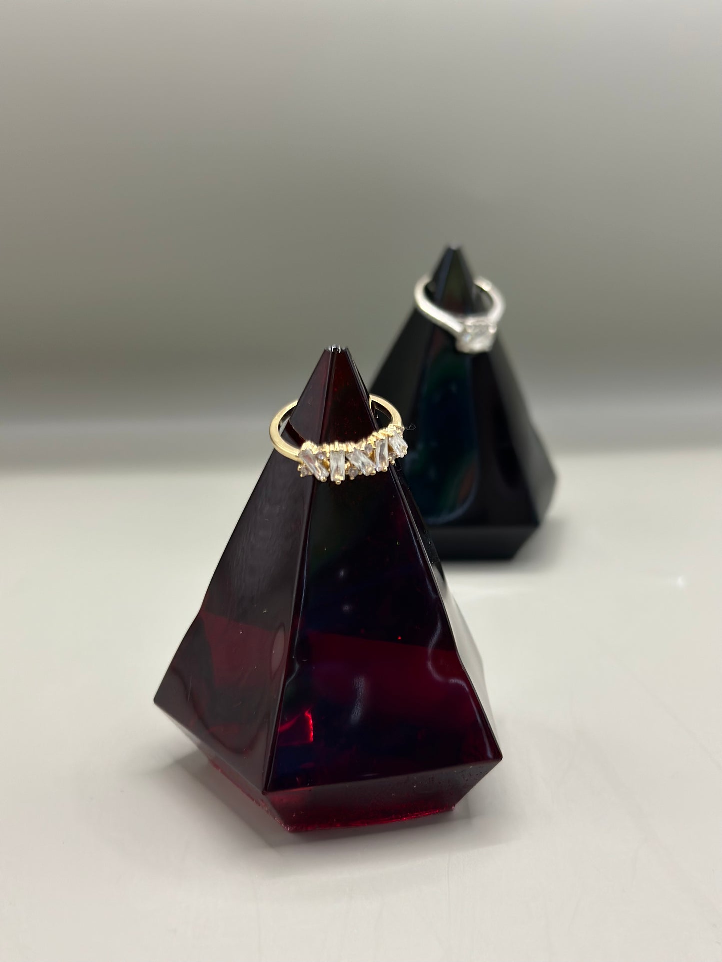 Ruby Diamond Ring Holder