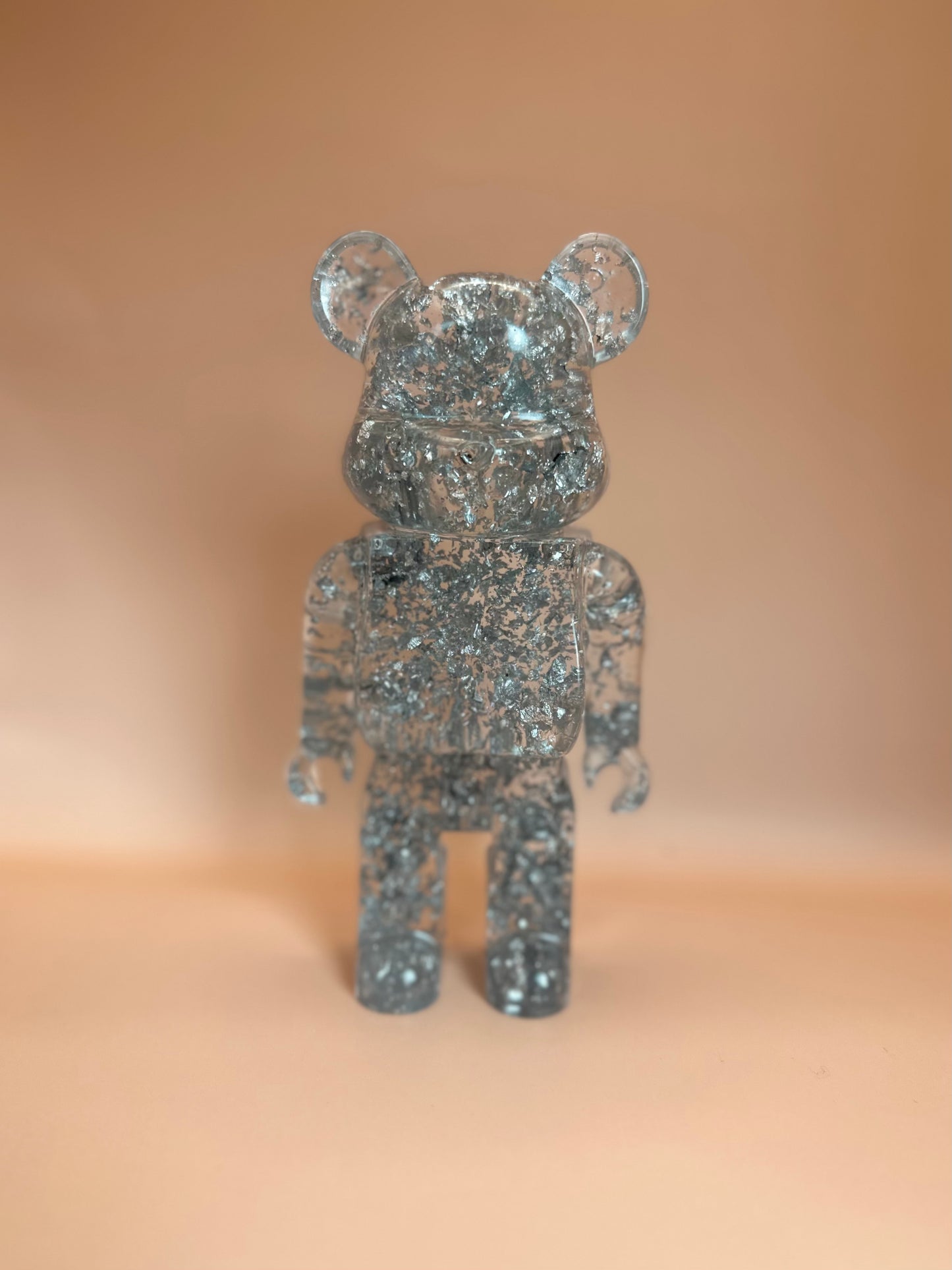 Silver flaked bear