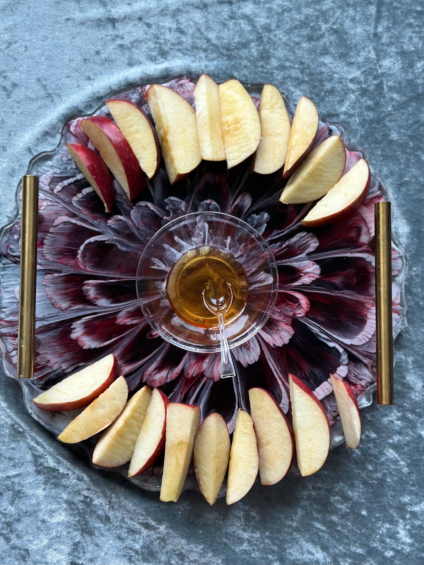 Black and Red Tray